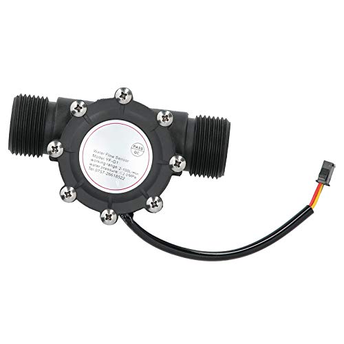 Nikou Sensor de flujo: el sensor de flujo de agua de plástico DC3 24V YF G1 altamente sensible y práctico se usa en aire acondicionado central y piscinas