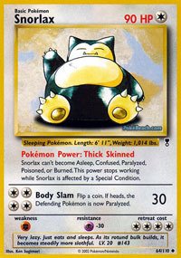 Buy Pokemon - Snorlax (64) - Legendary Collection - Reverse Holo