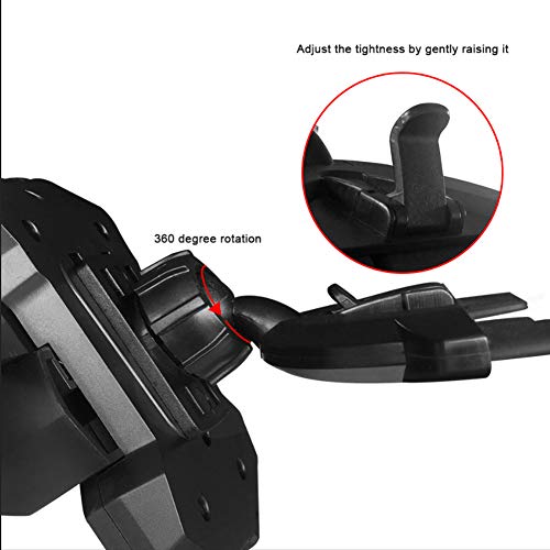 Manords Magnetic Cd Slot Car Phone Mount, Universal 360 Rotation Phone Holder Compatible Iphone Xsmax/Xs/X/8/8Plus/7Plus/Samsung Galaxy S9 And More (Cd One Touch) #TOP3