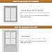 LazBlinds No Tools No Drill Bamboo Roller Shades, Cordless Bamboo Blinds, Light Filtering Roll Up Blinds for Windows, French Door, Porch or Patio, 12'' W x 40'' H, Ceylon Light Russet