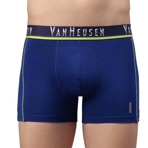 Van Heusen Men Active Swift Dry Trunks - Mesh Panel, Breathable |Material: Cotton