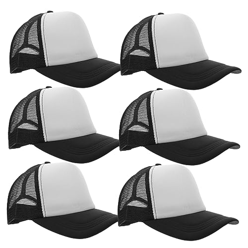 Casquettes de baseball vierges réglables par bouton-pression Mikikit 10pcs