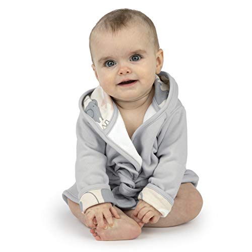 Image of Ingenuity Clean & Cuddly Hooded Baby Bathrobe - Grazer & Clean & Cuddly Hooded Character Towel - Grazer & Clean & Cuddly 6-Pack Terry Washcloth Set - Grazer