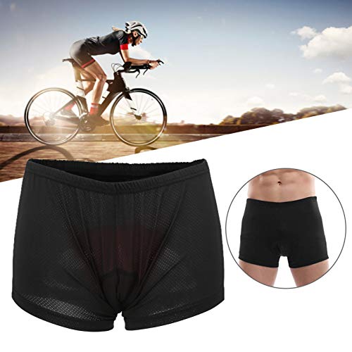 VGEBY Roupa íntima de equitação, shorts de proteção de ciclismo masculino e feminino, acolchoamento