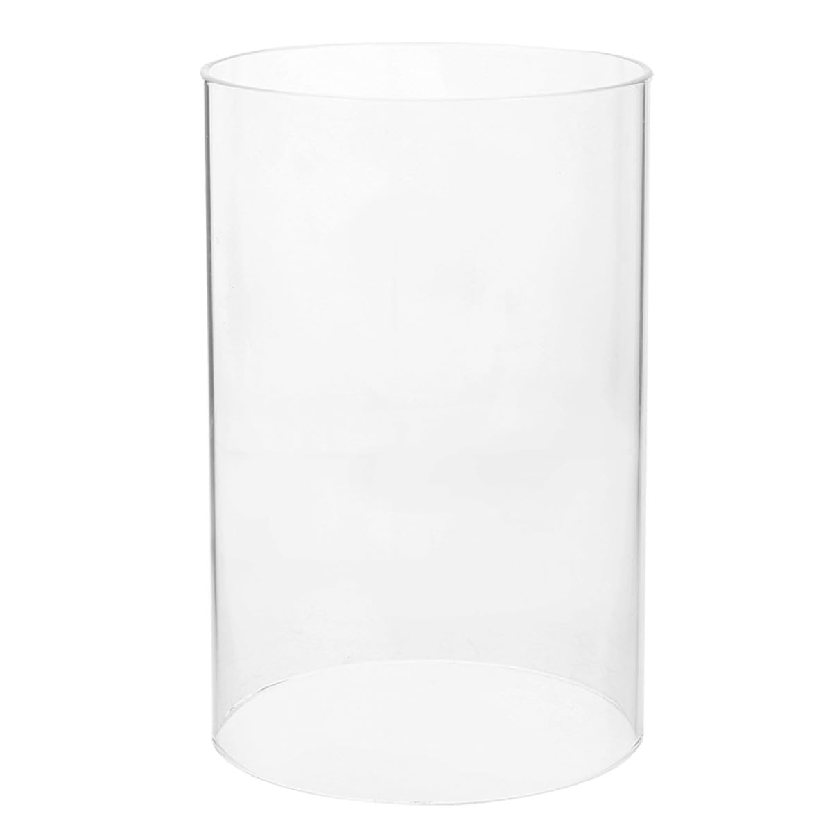 Abaodam Cubierta Diseño a Prueba de Viento de Vela de Vidrio Transparente Cilíndrica Fácil de Usar para Decoración del Hogar y Fiestas Elegantes