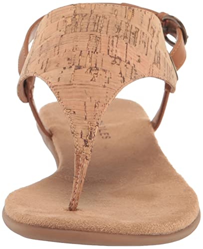 Aerosoles Womens In Conchlusion Flat Sandal Cork Combo 8.5 Wide #TOP1