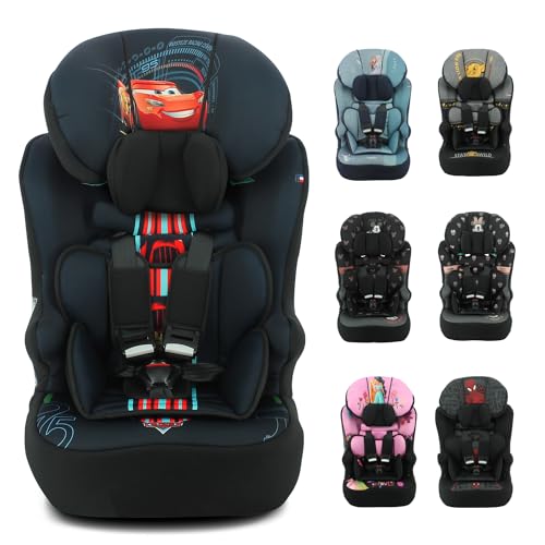 Nania - Siège auto ceinturé RACE I 76-140 cm R129 i-Size – Pour les enfants de 3 à 10 ans - Appuie-tête réglable en hauteur - Base inclinable - Fabrication Française (Cars)