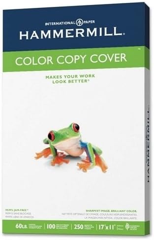 HammermillColor Copy Cover Paper,60 lb.,17"x11",100 GE/118 ISO,WE SKU-PAS942110