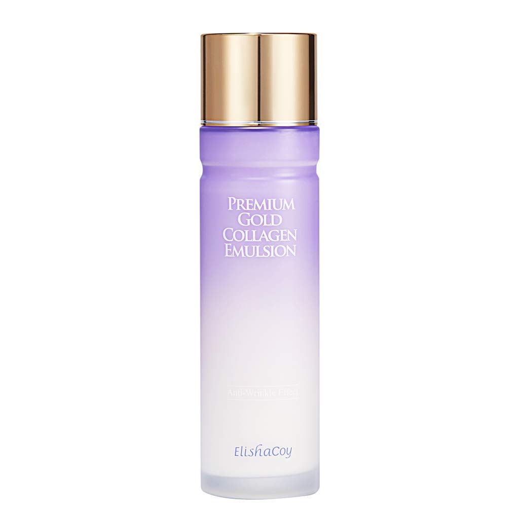 Elishacoy Premium Collagen Emulsion 140ml (4.73 fl.oz.) - Luxurious Firming & Hydrating Skin Care Facial Emulsion, Containing Royal Jelly and Hyaluronic Acid Nourishing Care