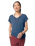 feuchtigkeitsregulierend Jack Wolfskin Damen TRAVEL T W Schnelltrocknendes T-Shirt, Ocean Wave, M