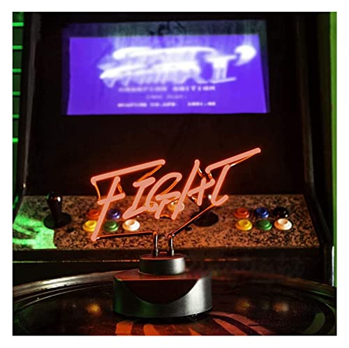 Enseigne au néon Signes néon for la pièce The King of Fighters Classic K.O.Fight vs SIGNER SIGNER Street Fighter Ornements créatifs nostalgiques avec décoration de lumière de nuit ( Color : Fight )