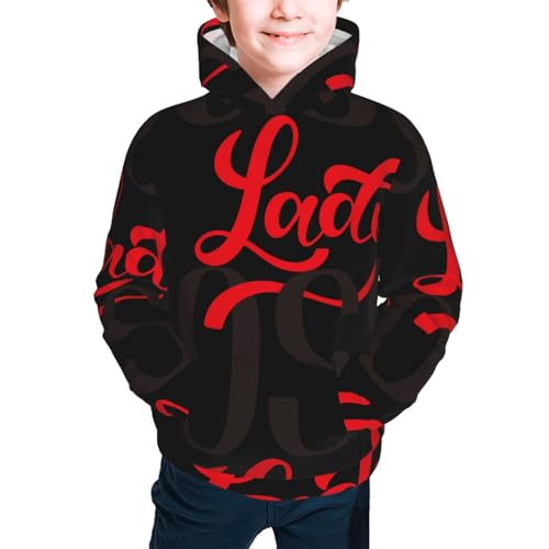 Lady Boss Kid Hoodies Boys Sweatshirts Girls Pullover with Pocket3
