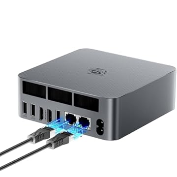 Beelink Mini PC EQR6 AMD Ryzen 9 6900HX (8C/16T, até 4,9GHz), SSD NVMe 24GB DDR5/500GB, Mini computador para jogos com AMD Radeon 680M, suporta tela dupla 4K/WiFi6/BT5.2/USB3.2/LAN Gigabit dupla