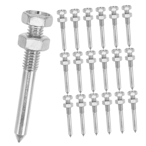 COSMEVIVI Grass Shoes Aerator Spikes 5.8cm Lawn Aerating Shoes Stakes for Yard Metal Aerator Spikes