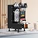 VINGLI Cup Sealing Machine, Full Automatic Electric Boba Cup Sealing Machine 500-650 Cups/H, Cup Sealer Machine with LCD Digital Controls, 88/89/90/95 mm Cup for Bubble Milk Tea Coffee, Black