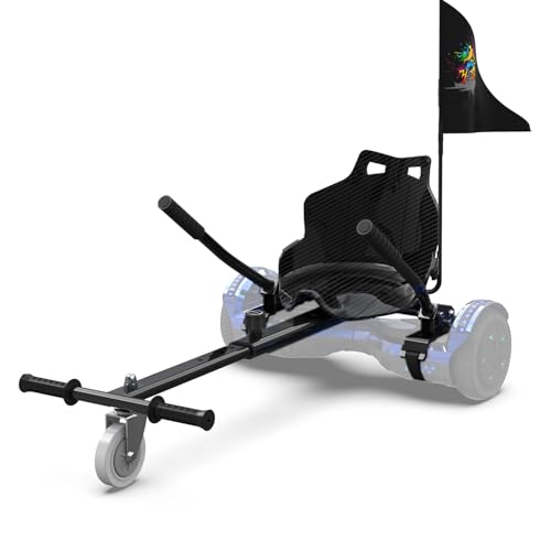 Silla de Hoverboard Ajustable, Hoverkart para Hoverboard, Adecuado para Hoverboard de 6,5-10'', Regalos para Niños y Adolescentes