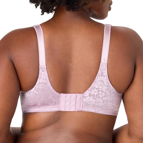 Image of Bali Women's Wireless Lace Bra, Double Support Lace Bras for Women, Stay-in-Place Straps, Full Coverage, Comfortable
