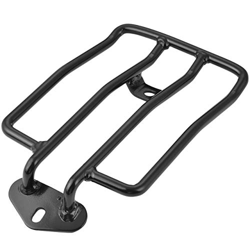 KATUR Motorcycle Luggage Rack Support Shelf Fits Rear Solo Seat 180mm (7") Black Fit for Harley Harley XL Sportsters Iron 48 883 XL1200 2004-2018