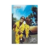 BGGJJ Officially Licensed Asap Rocky & Tyler Creator Jumpsuits Canvas Poster Bedroom Decor Landscape Office Room Decor Gift Unframe-style16x24inch(40x60cm)