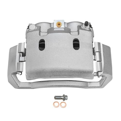 Image of Detroit Axle - Front Brake Kit for 03-08 Dodge Ram 2500 3500 06-08 Ram 1500 | Drilled & Slotted Brake Rotors Ceramic Brake Pads Brake Calipers 2006 2007 2008 Replacement