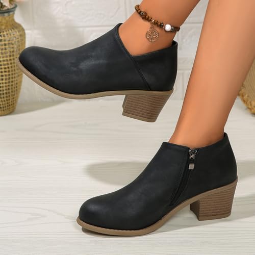 Bottines chaudes imperméables femme avec fermeture éclair - 6
