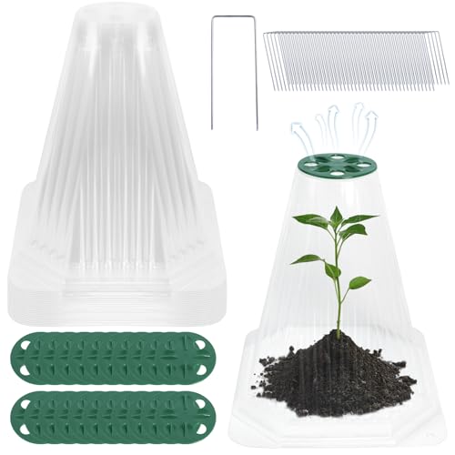 SDLDEER Garden Cloches for Plants, Reusable Plant Covers from Animals,
