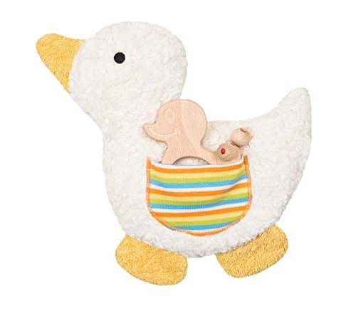 efie Cojín térmico de huesos de cereza Pato, Set de regalo con greifling, fabricado en Alemania