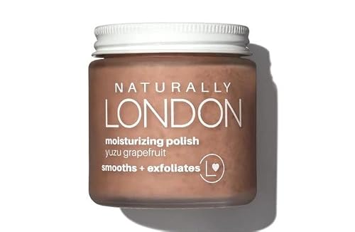 Naturally London Exfoliating Body Scrub And Skin Polish, 4 Oz, Natural Pumice Exfoliator And Skincare Buffer, Restores Softness To Hands And Feet, Infused With Jojoba And Sweet Almond Oils #TOP25