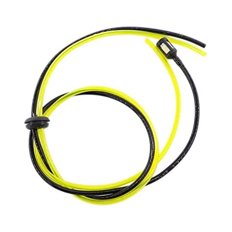 HURI Gas Line Fuel Hose for 2 stroke 23cc 25cc 26cc 33cc 43cc 49cc Mini Chopper Dirt Bike X1 X2 X7 X8 Cat Eye Zooma TY ROD G-Scooter 35 Inch Long Version Cover