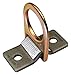 D-Ring Plate Anchor, Unplated Alloy Steel
