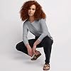 Hanes Women's Long Sleeve Tee, Light Steel, X-Larg... #4