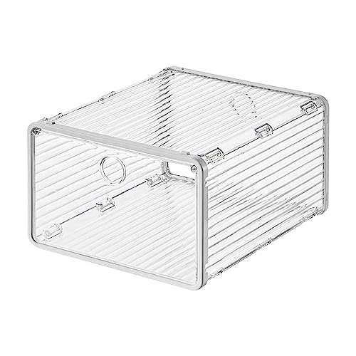 Conteneur transparent organisateur de chaussures boîte plastique avec couvercle