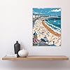 Artery8 Brighton Pier Beach Holiday Colourful Painting Living Room Large Wall Art Poster Print Thick Paper 18X24 Inch #3