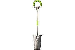 Radius Garden 201 PRO Ergonomic Stainless Steel Spade For Comfort and Longevity