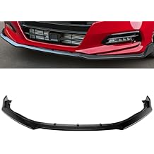 MotorFansClub 3pcs Front Lip Splitter Bumper Fit for Honda Accord Sport Sedan 2018 2019 2020 Trim Protection Splitter Spoiler, Glossy Black