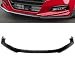 3pcs Front Lip Splitter Bumper for Honda Accord Sedan 2018 2019 Trim Protection Splitter Spoiler, Bright Black