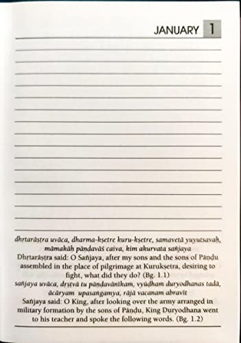 Image of Radha Krishna Spiritual Diary 2026 From Vrindavan || Journal (Bhagvad Gita Meditations)