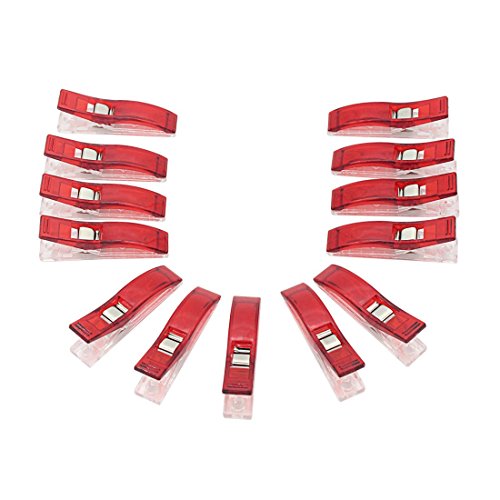 50PCS Multipurpose Large Sewing Accessories Plastic Clips for Sewing,Quilting,Crafting, Crocheting and Knitting Safety Clips
