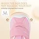 STQ KIDS Lauflernschuhe Baby Breite Barfussschuhe Kinder Krabbelschuhe Leichte Kleinkind Turnschuhe Hausschuhe Babyschuhe Jungen Mädchen Sneakers Rosa 12-18 Monate/22 EU Weit
