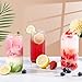 Nervure 12 Pack Can Shaped Plastic Cups - 16oz Classic Drinking Cups - Beer Can & Iced Coffee Tumbler - Smoothie, Boba Tea, Cocktail