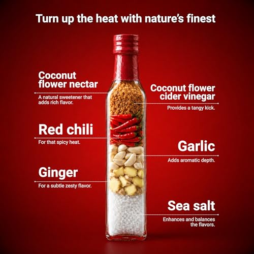 Image of Balion Sweet Chilli Sauce - Made with Coconut Flower Nectar & Indian Red Chillies | 100% Natural, Vegan, Gluten Free & Soy Free | No Added Sugar, No Preservatives | Dipping Sauce, Marinade, Glaze & Spread | 250ml