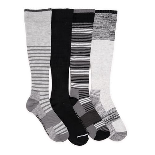 MUK LUKS Women's 4 Pack Compression Sock