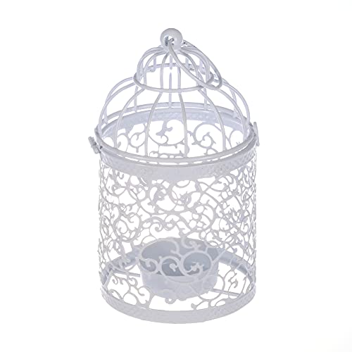 Homegoal Decorative Candle Lanterns,Small Metal Birdcage Candle Holders,Hanging Tealight cover