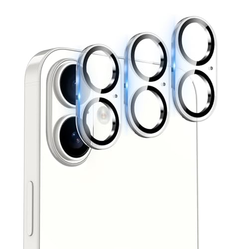 WHPXJY 2025 New Upgrade for 3 pack iPhone 17 Camera Lens Protector-Tempered Glass Cover 9H+ Shatterproof/Anti-scratch/Maintains Original Clarity/Easy to Install
