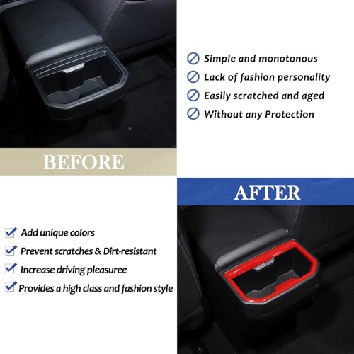 Portavasos para Toyota Tacoma 2024-2025 rojo miniatura 2
