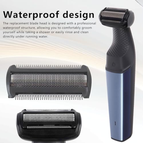 Image of BG5025 Replacement Heads for Philips Norelco Bodygroom Series 7000,BG2000 /40 Heads Compatible with PhilipsBodygroom Series 5000 Series 3000