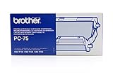 thermofaxpapier OEM Hersteller: Brother Original Brother PC75 / 27719 Thermo-Transfer-Rolle mit Kassette für Brother Fax T 104