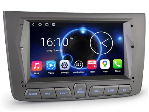 📌【Android 14, Qualcomm 8-Core, 4GB+64GB】 Questa android autoradio carplay 1 din per Alfa Romeo Mito 2008-2019 è dotato di Android 14.0 e di un processore octa-core Qualcomm Snapdragon 460 (CPU 4*A73+4*A53 a 64 bit da 1,8 GHz), elaborazione ad alta velocità: punteggio benchmark superiore a 200.000. Garantisce una navigazione e un utilizzo fluidi delle applicazioni. Con 4 GB di RAM, 64 GB di memoria interna e 2 porte USB per una capacità di archiviazione estesa fino a 2 x 256 GB, hai ampio spazio per mappe offline, librerie musicali e applicazioni. Il touchscreen IPS Full HD da 7 pollici offre immagini vivide e un'uscita audio nitida da 4 x 48 W per un'esperienza in auto immersiva.