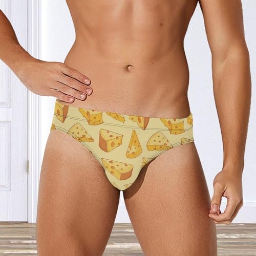 Cheese Slices Novelty Men's Brief Swimwear Pants Swimming Trunks Beach Shorts Underwear4