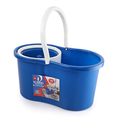 Cello-Kleeno-Compacto-Spin-Mop-with-2-refill-Blue Cello Kleeno Compacto Spin Mop with 2 refill Blue